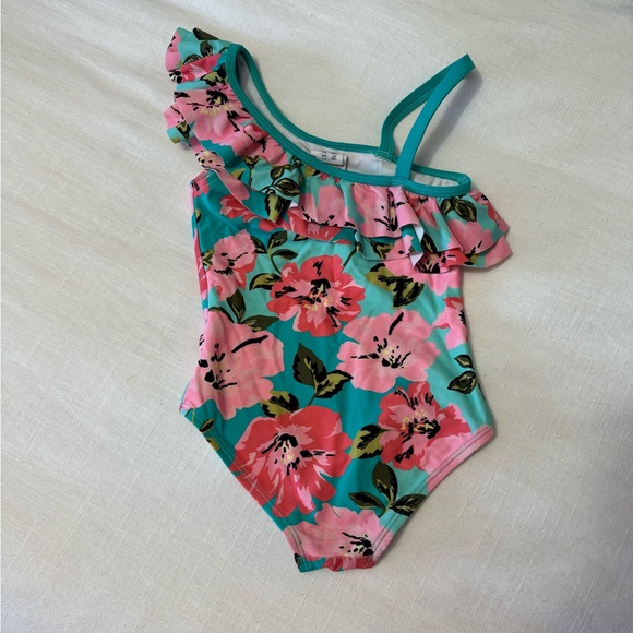 Kami Swim | Floral Print One Piece Swimsuit | 6 - Picture 2 of 7